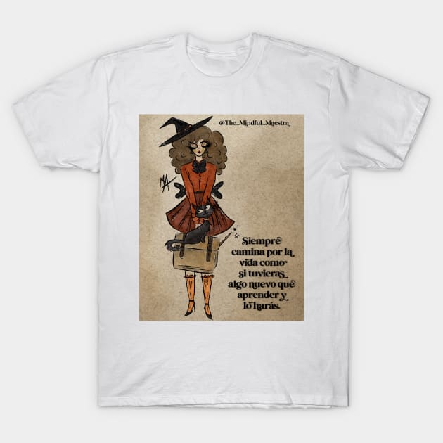 Spanish teacher witch T-Shirt by The Mindful Maestra